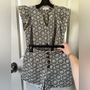 Waverly grey shorts and top set